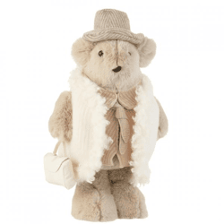 J-Line-Figur „Bär“, beige, 43 cm