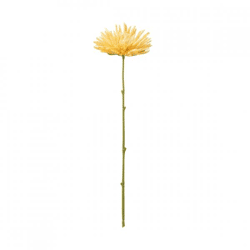 J-Line Kunstblume Chrysantheme, hellgelb, 41 cm