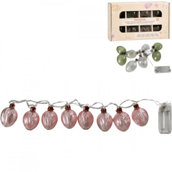 LED-Lichterkette, batteriebetrieben, 170 cm, 3 verschiedene Farben
