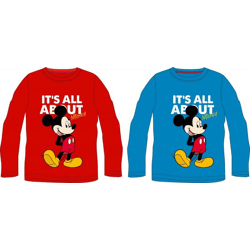 Mickey Mouse - Langarm T-Shirt für Jungs - 2-fach sortiert - 98-128 cm