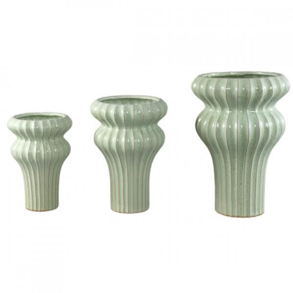 PTMD Glenna L Mint Flower Pot, 36 cm