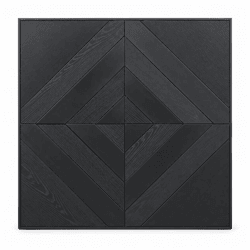 PTMD Wandpaneel Mixa schwarz 120 x 120 cm