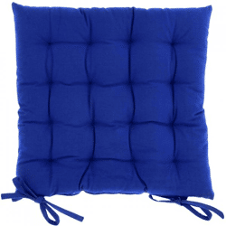 Unique Living Madia Seat Cushion, Dazzling Blue, 40 x 40 cm