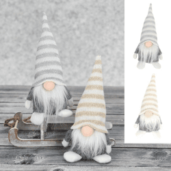 Gnome, 2/s, approx. 17 cm tall