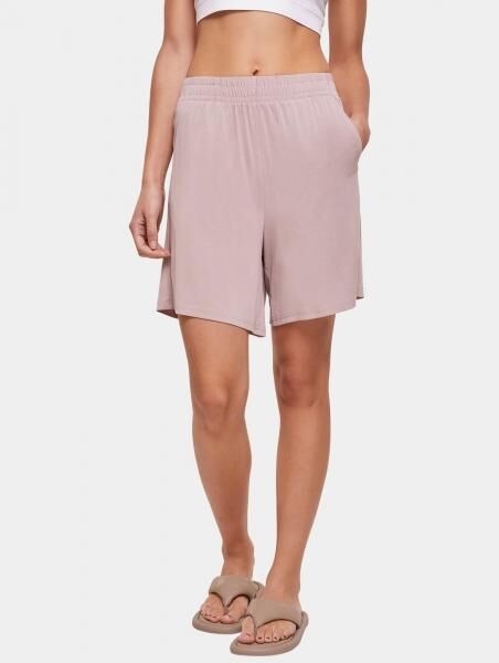 bequeme Urban Classics Damen Shorts Taschen 200 g/m&sup2; Alt-Rosa