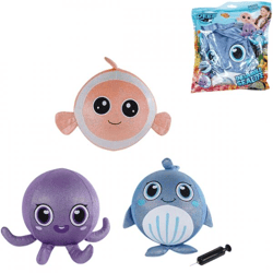 Destination Deep inflatable sea creature with pump 30 cm 3 assorted