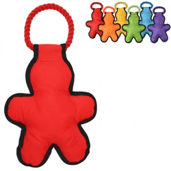 Hundespielzeug – Quietschende Puppe, 38 cm, 6er-Set (gemischte Farben)