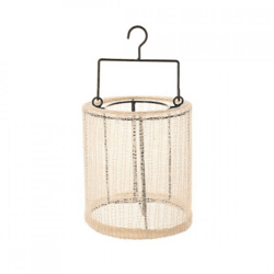 Jens Living Laterne „Indy“, sandfarben, 22 cm