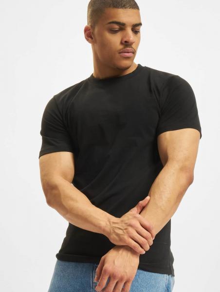 l&auml;ssiges Urban Classics Herren T-Shirt 200 g/m&sup2; mit Baumwolle Schwarz