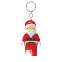 LEGO® Santa Claus Schlüsselanhänger mit Taschenlampe - 7,5 cm