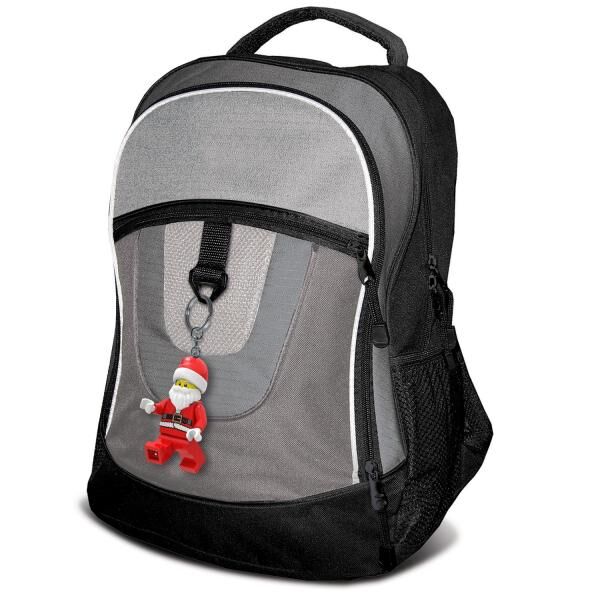 LEGO&reg; Santa Claus Schl&uuml;sselanh&auml;nger mit Taschenlampe - 7,5 cm
