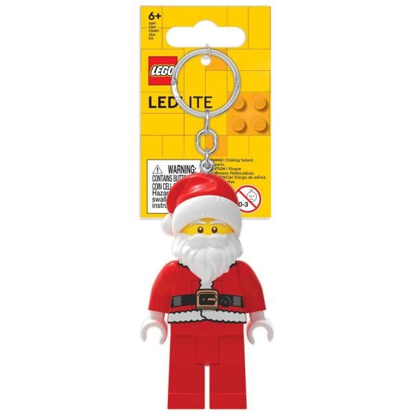 LEGO&reg; Santa Claus Schl&uuml;sselanh&auml;nger mit Taschenlampe - 7,5 cm