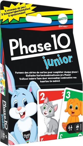 Mattel GXX06 - Phase 10 Junior - Kartenspiel f&uuml;r Kinder