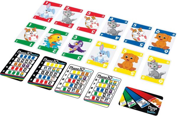 Mattel GXX06 - Phase 10 Junior - Kartenspiel f&uuml;r Kinder