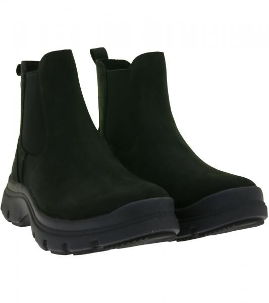 Moderne KEEN Kosa Chelsea Damen Klassische Leder-Stiefeletten Bequeme Freizeit- & Alltagsschuhe1031148 Schwarz