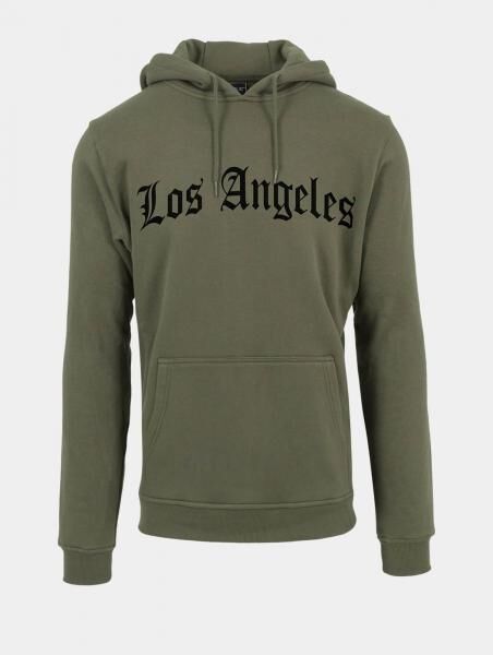 moderner Mister Tee Herren Hoodie Kordelzug Kapuze mit Baumwolle Khaki