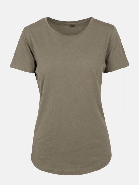 modernes Build Your Brand Damen T-Shirt 150 g/m&sup2; Khaki