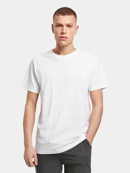 modernes Build Your Brand Herren T-Shirt 180 g/m&sup2; mit Baumwolle Wei&szlig;