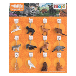 Mojo 387482 - Forest animals key ring - 36 pieces in display 