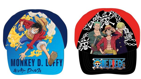 One Piece - Baseball Kappe f&uuml;r Jungs - 2-fach sortiert - 54-56 cm