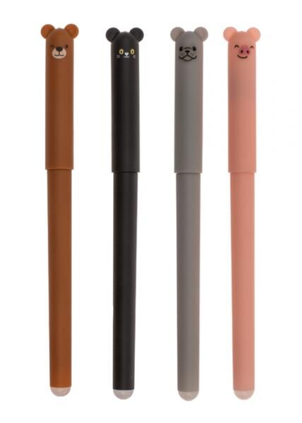 Radierbarer Stift - 4-fach sortiert im Display - 14 cm