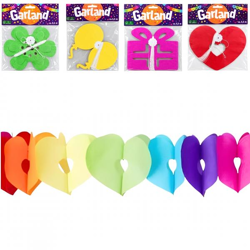 Slinger papier 5,5 meter 4 assorti