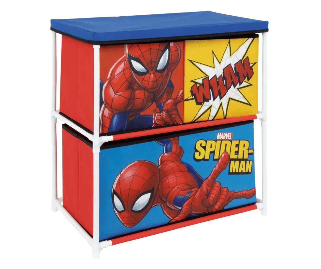 Spiderman - Ablagefach mit 3 Schubladen - 53 x 30 x 60 cm