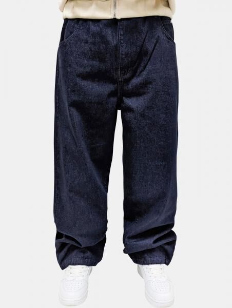stylische Dada Supreme Herren Jeans Rei&szlig;verschluss Taschen mit Baumwolle Navy
