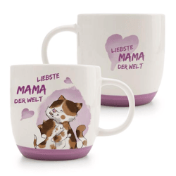 Cat Mug - BEST MOM IN THE WORLD 400 ml - 9.5 x 9.5 cm