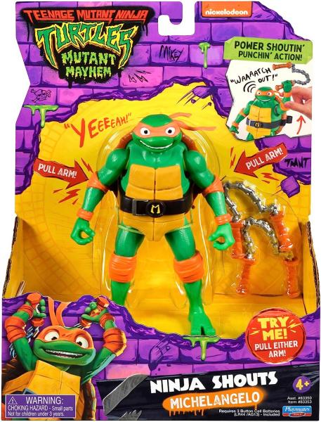 Teenage Mutant Ninja Turtle - Ninja Shouts Michelangelo - Spielfigur