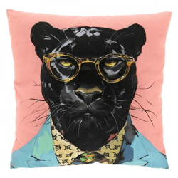 Unique Living Summer Panther Pillow, 45 x 45 cm