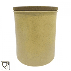 Vibers Vorratsglas mit Deckel, gelb, 1000 ml