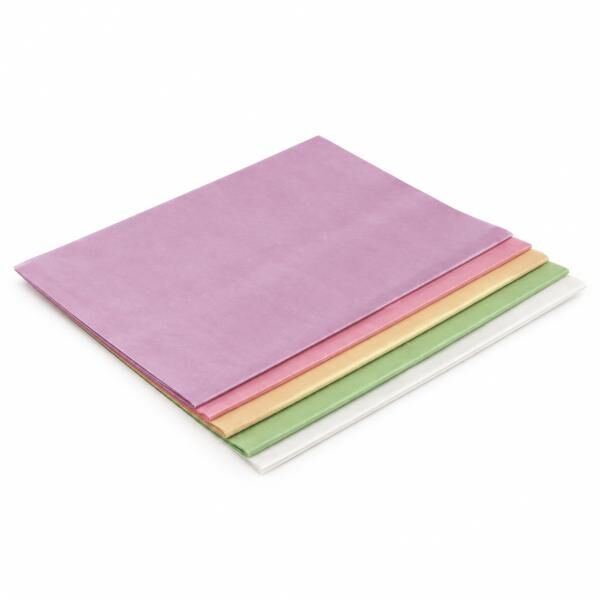 Seidenpapier, Blumenmuster, Perlmutt, 50 x 70 cm, 25 Blatt