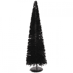 Weihnachtsbaum Sparkle schwarz 50 cm