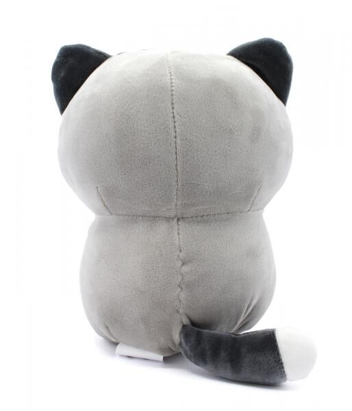 Funny Cat mit Chopsticks - Pl&uuml;schfigur - 25 cm