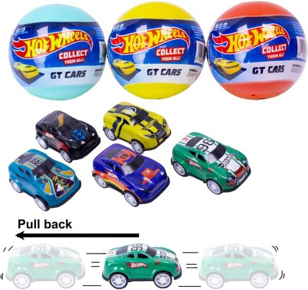 Hot Wheels GT-Autos in Mystery Kapsel - ca. 65 mm