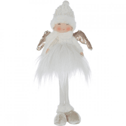 J-Line-Figur „Engel“, weiß, 42 cm