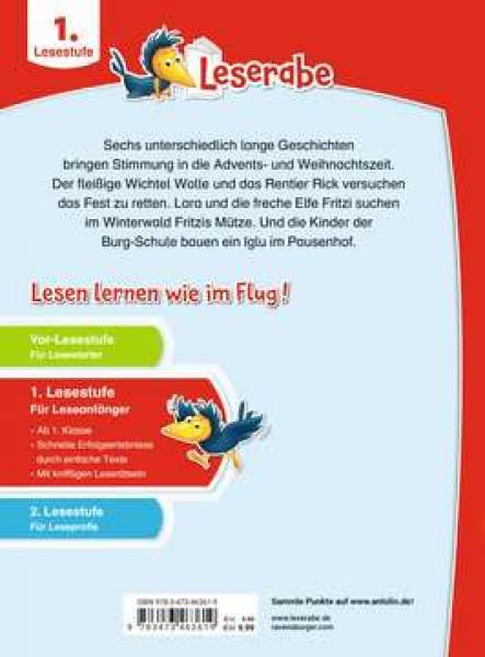 Leserabe Sonderausgaben - Zauberhafte Weihnachtsgeschichten f&uuml;r Erstleser