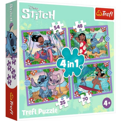 Lilo & Stitch - 4 in 1 Puzzle 35, 48, 54, 70 Teile