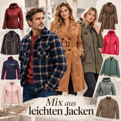  Mix aus leichten Jacken