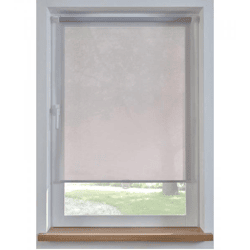Schlichtes Springrollo mit Sichtschutz Fenster-Rollo Sonnenschutz 923437 Grau