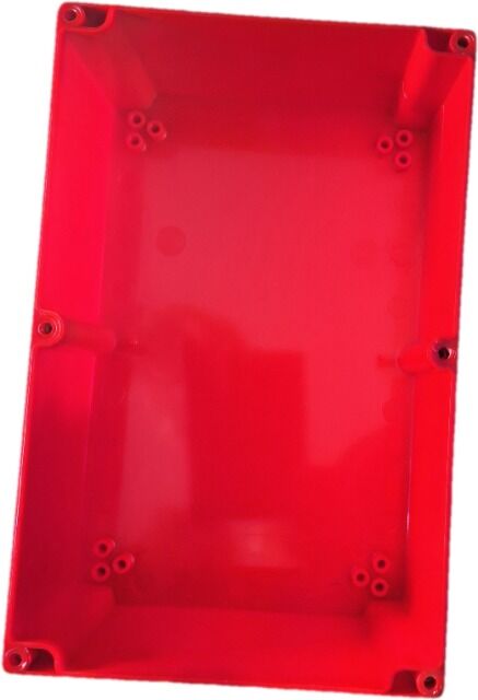 1.000 Stk. ABS Industriegehäuse ROT 250x160x90mm IP64 m. Dichtung – Neuware Posten