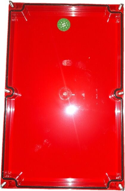 1.000 Stk. ABS Industriegehäuse ROT 250x160x90mm IP64 m. Dichtung – Neuware Posten