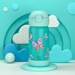 COPY - B2DO Double-Walled 316 Stainless Steel Thermos Bottle for Kids, Pink Unicorn, 350 ml | Leak-Proof, Insulated Kids' Water Bottle for School