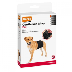Karlie Inkontinenzband „Gentleman Wrap Plus“, schwarz, 40 x 10 cm