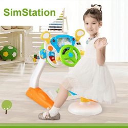 Wholesale SimStation Interactive Driving Simulation Toy Set | Educational Steering Wheel and Pedals