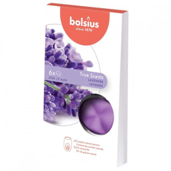 Bolsius True Scents Wachs-Melts Lavendel, 6 Stück