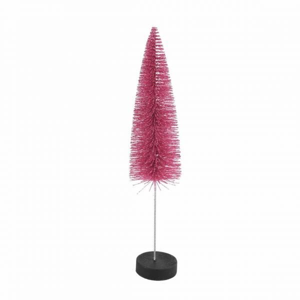 Countryfield Weihnachtsbaum auf Sockel Glitter rosa 30 cm