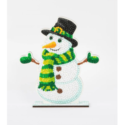 Diamond Painting Aufsteller Schneemann