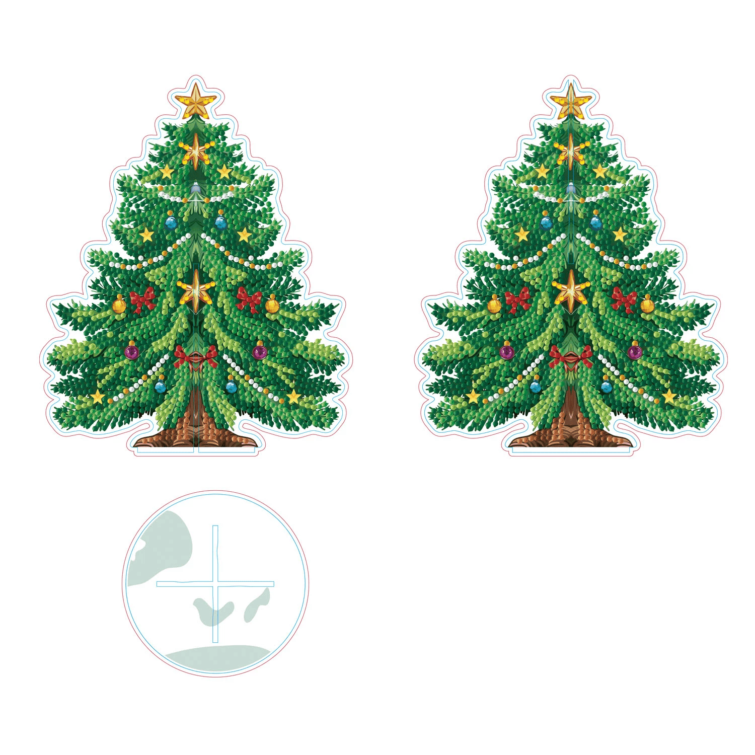 Diamond Painting Aufsteller Weihnachtsbaum